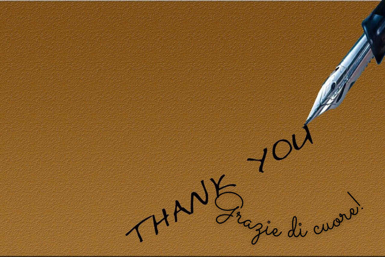 How To Say Thank You In Italian Informal